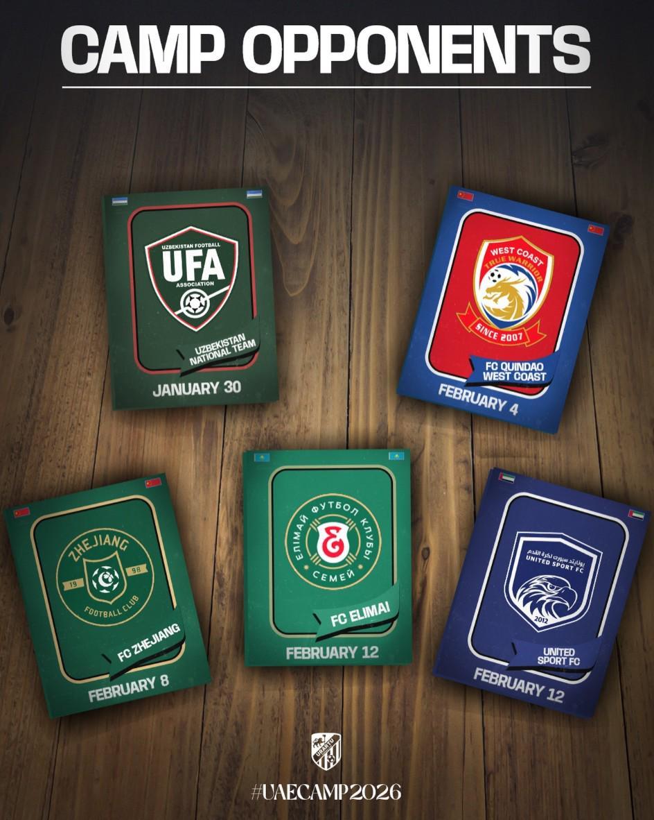 开云官网-亚美尼亚超乌拉尔图官宣冬训赛程，将与西海岸和浙江队热身